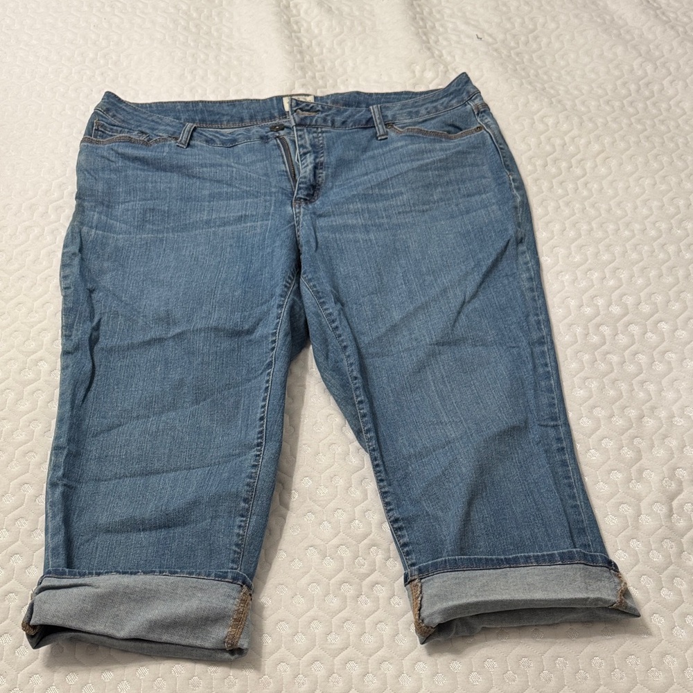 St. John's Bay Women's Straight Leg Blue Jeans